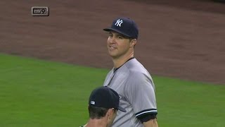 NYY@DET: Yankees turn two to escape bases-loaded jam