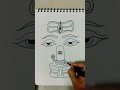 Mahashivratri special simple and easy drawing of lord Shiva eyes and shivling/ shivratri special