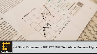 Net Short Exposure in BITI ETF Still Well Above Summer Highs