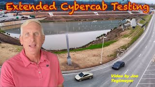 Cybercab extended testing 13 December 2024 at Giga Texas