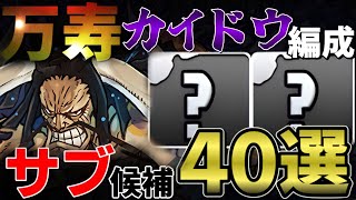 【カイドウ】永刻の万龍で最強カイドウで使われているサブキャラクター40選！！【パズドラ実況】