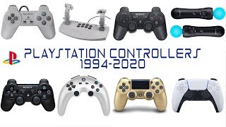 The Evolution of PlayStation Controllers (1994-2020)