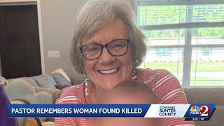 Pastor remembers woman shot, killed by son in Sumter County