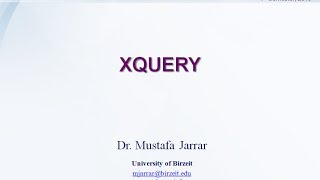 XQUERY (Part 2/3)