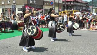 2018田島祇園祭オープニング、龍巳会太鼓