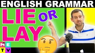 LIE or LAY | English Grammar
