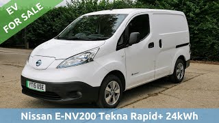 SOLD: 2015 Nissan E-NV200 Tekna Rapid Plus 24kWh, with new alloys & two charge cables