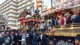 2015南総里見まつり・山車の引き回し（神明町　六軒町　東藤）