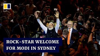 Indian PM Modi receives rare, rock-star welcome in Australia