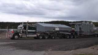 Transport Chainé Inc. - Transformer move in Churchill Falls, Labrador