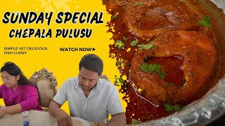 Maa Intlo Sunday Special Chepala Pulusu | Fish Curry 🐟 | Shanoor Sana