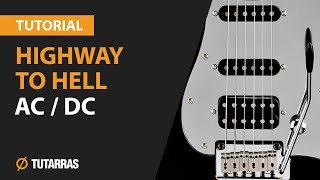 Como tocar HIGWAY TO HELL de AC/DC en Guitarra electrica CLASE TUTORIAL