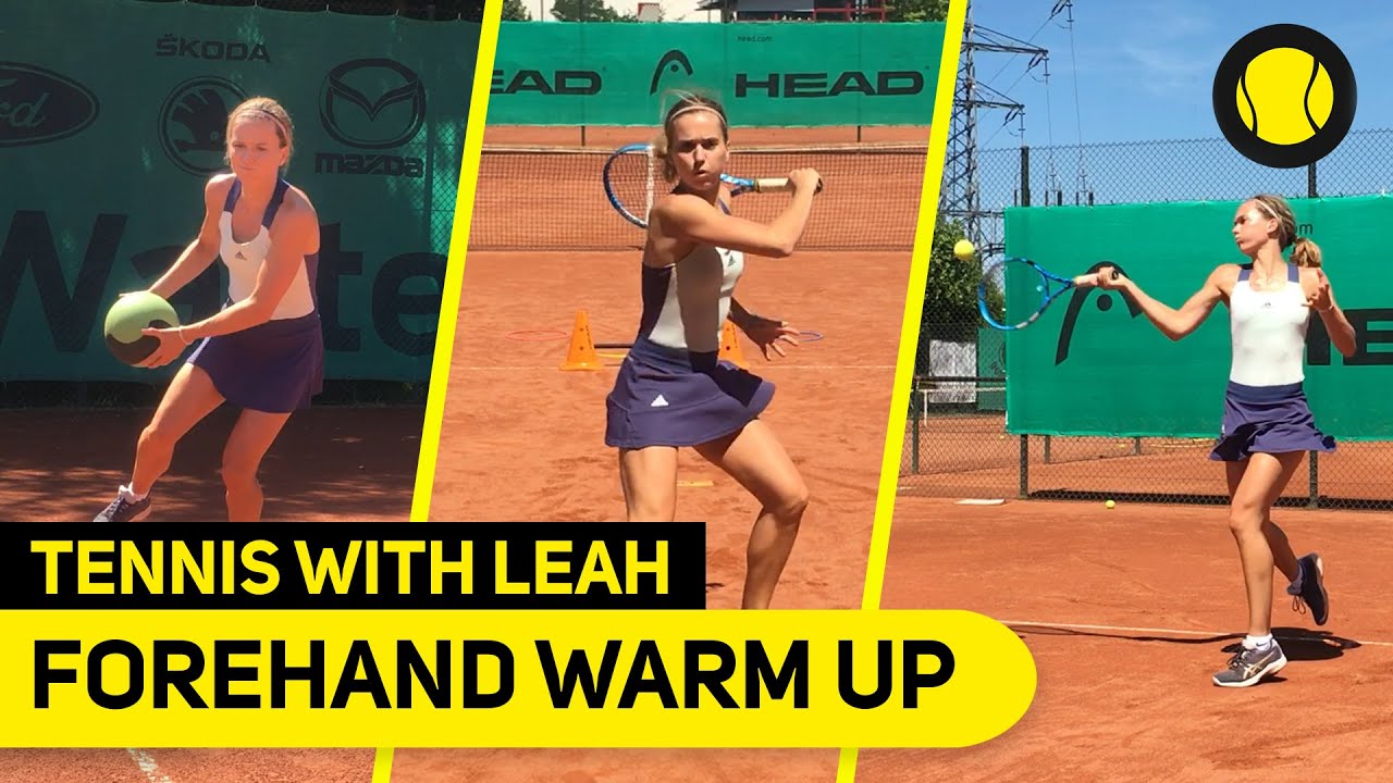 Forehand Warm Up | Tennis With Leah | Tennis-Point - YouTube