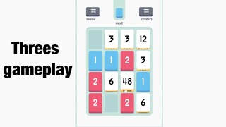 Threes gameplay