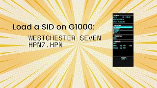 Mastering the HPN7 Standard Instrument Departure (SID) at White Plains| WESTCHESTER SEVEN HPN7.HPN