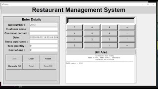 Implementing multi-window logic in Restaurant Management System | Python Tkinter Projects in Hindi