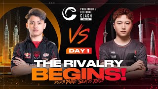 [EN] 2023 PMRC SEA vs. PEL Day 1 | PUBG MOBILE Regional Clash | The Battle Begins!