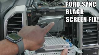Common Ford SYNC Issue (Black Screen)...Here's the FIX (APIM MODULE REPLACEMENT