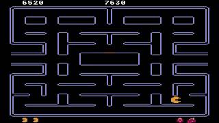 ATARI 5200 Pac Fx 32k Ghosteyes Ghost Eyes Pacman PAC MAN HACK By slampam CLONE