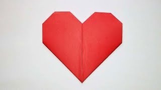 Origami Heart Instructions: How To Make Paper Heart Easy