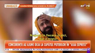 Concurenții au ajuns deja la capătul puterilor în Asia Express