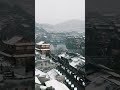 凤凰古城看雪景