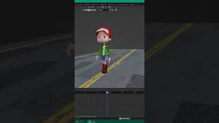 Walking loop animation in blender | Make mixamo animations cyclic | Mr Blender | Blender shorts