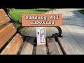 Samsung A41 unboxing (live in park)