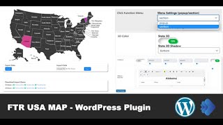 FTR USA MAP WordPress Plugin