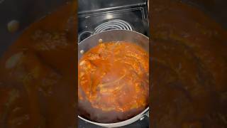 Costillas  de cerdo en salsa roja  super ricas #Shorts#comidamexicana #shortsvideo