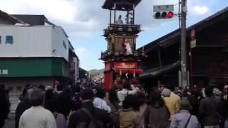 犬山祭り2012年本町交差点車山