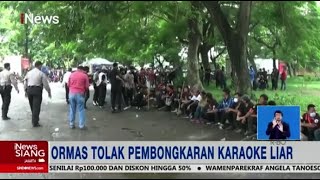 Massa Ormas di Semarang Berkumpul Cegah Pembongkaran Karaoke Liar  #iNewsSiang 15/11