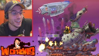 NOBODY CAN DEFEAT MY BOMBS...TWICE! (WORMS W.M.D. w/ Friends)