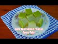 CARA BUAT AGAR AGAR SANTAN PANDAN TANPA TELUR MUDAH & SEDAP Malina Lina Pg | AGAR2 EGGLESS RECIPE