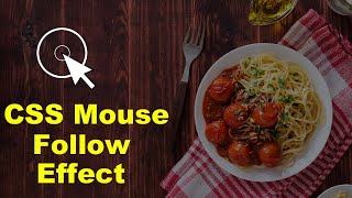 CSS mouse follow Cursor animation effect, JavaScript mouse follow animation effect, Cyber Warriors