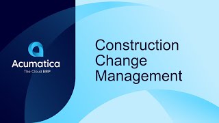 Construction Change Management