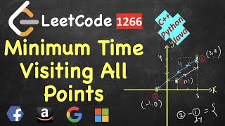 Minimum Time Visiting All Points | LeetCode 1266 | C++, Java, Python
