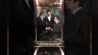 #FilmfareThrowbackSeries: Shoot with the late #DilipKumar, #AmitabhBachchan and #ShahRukhKhan.