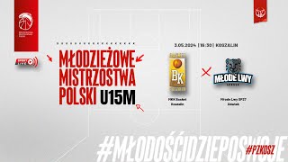 MKK Basket Koszalin - Młode Lwy SP27 Gdańsk (1/2 MMP U15M)