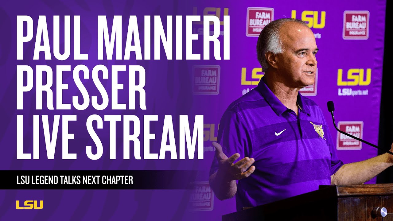 LSU Baseball Head Coach Paul Mainieri Press Conference - YouTube