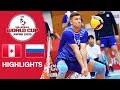 CANADA vs. RUSSIA - Highlights | Men's Volleyball World Cup 2019