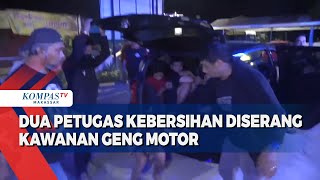 Dua Petugas Kebersihan Diserang Kawanan Geng Motor