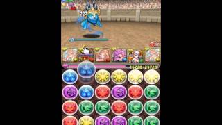 パズドラ「チャレンジダンジョン 第9回 Lv7」聖煌天の麒麟・サクヤ25倍PTノーコン攻略