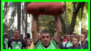 El hombre más fuerte de Medellín impone RÉCORD GUINNESS😳😱💪🏾 Retos extremos de gi