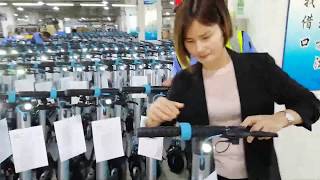 KIXIN HX electric Kick scooter Factory video by Sophie