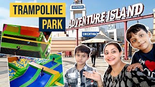 Dhanvik ka Plan kaam kar Gaya | Visit to Trampoline Park(Adventure Island)