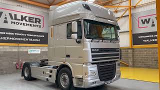 New In Stocklist For Sale: DAF XF105 410 SUPERSPACE EURO 5, 4X2 TRACTOR UNIT – 2007 – PN07 HGX