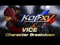 【繁體中文】KOF XV DLC｜VICE｜Character Breakdown