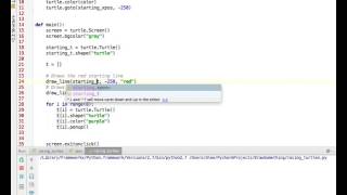 5 Racing Turtle Arrays and For Loops