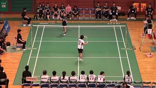 S1 山口 茜(再春館製薬所) vs 中村 優里(北都銀行) 準決勝 全日本実業団2017